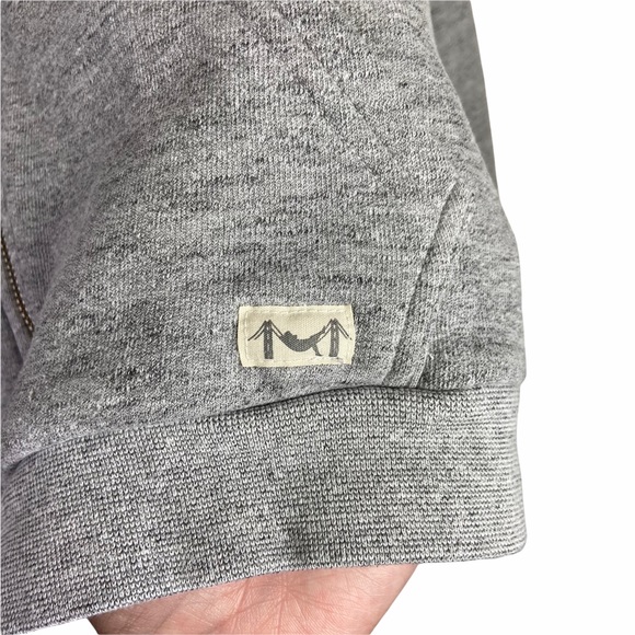 Marine Layer Men’s Medium Gray Full Zip Hoodie - Picture 4 of 9